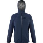 Vestes de randonnée Millet bleues en polyester en gore tex imperméables coupe-vents respirantes Taille M pour homme 