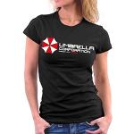 Million Nation Umrella Resident Evil T-shirt pour femme - Noir - 42