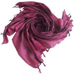 Keffiehs roses en coton look fashion pour femme 