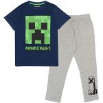 Pyjamas blancs Minecraft Taille 4 ans look fashion pour garçon de la boutique en ligne Amazon.fr 