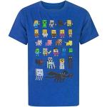T-shirts à manches courtes bleus Minecraft Taille 11 ans look fashion pour garçon de la boutique en ligne Amazon.fr Amazon Prime 