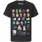 T-shirts à manches courtes noirs Minecraft look fashion pour garçon de la boutique en ligne Amazon.fr 