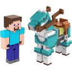 Mattel Minecraft Pack 2 Figurines articulées Créer-Un-Bloc et jouets pour créer, explorer et survivre, détails pixelisés authentiques, à collectionner, Jouet Enfant, Dès 6 ans, HDV39