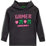 Sweats à capuche gris anthracite Minecraft look fashion pour fille de la boutique en ligne Amazon.fr 