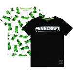 T-shirts à manches courtes multicolores Minecraft Taille 2 ans look fashion pour garçon de la boutique en ligne Amazon.fr 