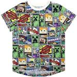 T-shirts à manches courtes multicolores Minecraft look fashion pour garçon en promo de la boutique en ligne Amazon.fr 