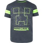 T-shirts à manches courtes bleu marine en coton Minecraft look fashion pour garçon de la boutique en ligne Amazon.fr 