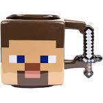 Minecraft - Tasse Minecraft - Tasse en céramique - Capacité de 650 ml - Tasse Steve Minecraft - Tasse de Nouveauté - Tasse à Café - Marchandise Minecraft - Jeu 3D Minecraft - Marchandise de Jeu