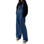 Salopettes en jean de printemps Minetom bleus foncé Taille XL look fashion pour femme 