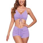 Bikinis push-up Minetom violets Taille L look fashion pour femme 