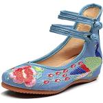 Chaussures d'été Minetom bleus clairs Pointure 38 look fashion pour femme 