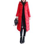 Doudounes Minetom rouges coupe-vents à capuche à manches longues Taille XXL look fashion pour femme 