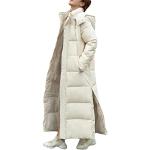 Doudounes Minetom beiges coupe-vents à capuche à manches longues Taille XXS look fashion pour femme 