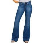 Jeans flare Minetom bleus en denim Taille XS look fashion pour femme 