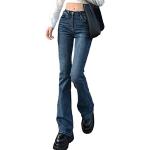 Jeans flare Minetom bleus en denim Taille M look fashion pour femme 
