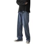 Jeans d'hiver Minetom bleus stretch Taille S look streetwear pour homme 