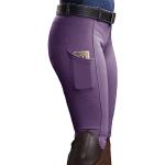 Culottes d'équitation Minetom violettes Taille XL look fashion pour femme 