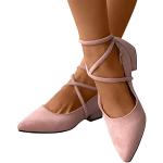 Sandales de mariage Minetom roses en caoutchouc à talons carrés Pointure 39 avec un talon entre 3 et 5cm look sexy pour femme 