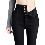 Pantalons taille haute de printemps Minetom noirs stretch Taille XXL look fashion pour femme 