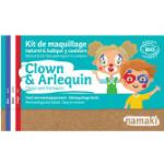 Mini coffret Maquillage Namaki® 3 couleurs Clown & Arlequin -