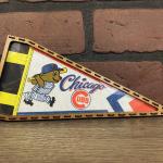 Mini Fanion Vintage Des Chicago Cubs Mlb Années 1970 Encadrée