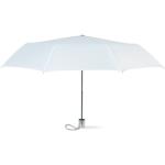 Mini Folding Compact Umbrella with Pouch, Manual Opening Parapluie Canne, 94 cm, Blanc (White)