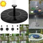 Fontaines solaires Noir Plastique 