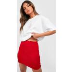 Jupes velours Boohoo rouges en velours minis Taille XS pour femme en promo 