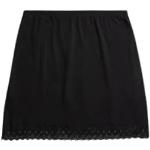Jupes en dentelle noires en dentelle minis Taille XL look fashion pour femme 