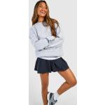 Jupes Boohoo grises de tennis minis Taille XS look casual pour femme en promo 