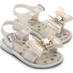 Mini Melissa sandales à détail de nœud - Blanc