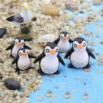 Maisons de poupée en cuir synthétique à motif pingouins 