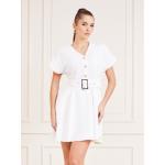 Mini robes Guess Marciano blanches en seersucker minis classiques pour femme 