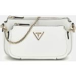 Pochettes Guess Noelle blanches en cuir synthétique 