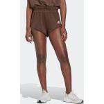 Mini shorts adidas marron Taille M pour femme en promo 