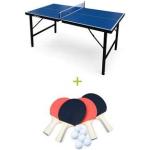 Mini tables de ping pong marron 