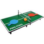 Mini tables de ping pong vertes 