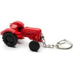 Porte-clés pour la rentrée des classes Miniblings rouges en plastique à motif tracteurs fait main look fashion 