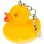 Porte-clés pour la rentrée des classes Miniblings jaunes en caoutchouc à motif canards fait main look fashion 