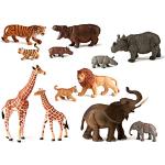 Figurines de girafes Miniland Educational à motif lions de 12 cm de 7 à 9 ans pour garçon 