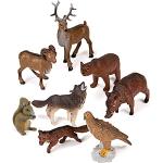Miniland- 8 Figurines d'animaux de la Jungle, 50.25126, Multicolore, Petit