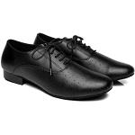 Chaussures de tango Minitoo noires en daim Pointure 41,5 avec un talon jusqu'à 3cm look fashion pour homme 