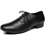 Chaussures de tango Minitoo noires respirantes Pointure 43,5 avec un talon jusqu'à 3cm look fashion pour homme 