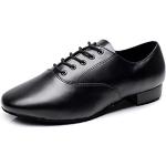Chaussures de tango de mariage Minitoo noires à lacets look fashion pour homme 