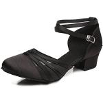 Chaussures de tango Minitoo noires en cuir synthétique légères Pointure 38 look fashion pour femme 