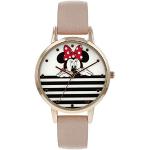 Montres blanches Mickey Mouse Club Minnie Mouse look fashion pour femme 