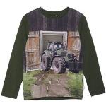 T-shirts Minymo verts à motif tracteurs Taille 2 ans pour bébé de la boutique en ligne Kelkoo.fr 