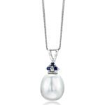 Colliers en or Miore argentés à perles avec certificat d'authenticité look fashion pour femme 