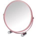 Miroirs de salle de bain Paris Prix roses en métal grossissants diamètre 17 cm en promo 