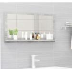 Miroirs de salle de bain gris contemporains 